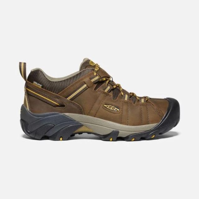 Keen Men's Targhee II Waterproof-Cascade Brown/Golden Yellow