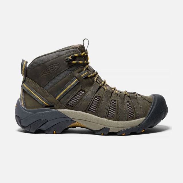 Keen Men's Voyageur Mid-Raven/Tawny Olive