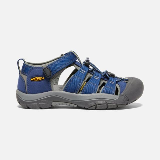 Keen Big Kids' Newport H2-Blue Depths/Gargoyle