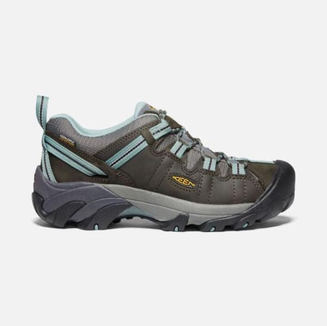 Keen Women's Targhee II Waterproof-Black Olive/Mineral Blue