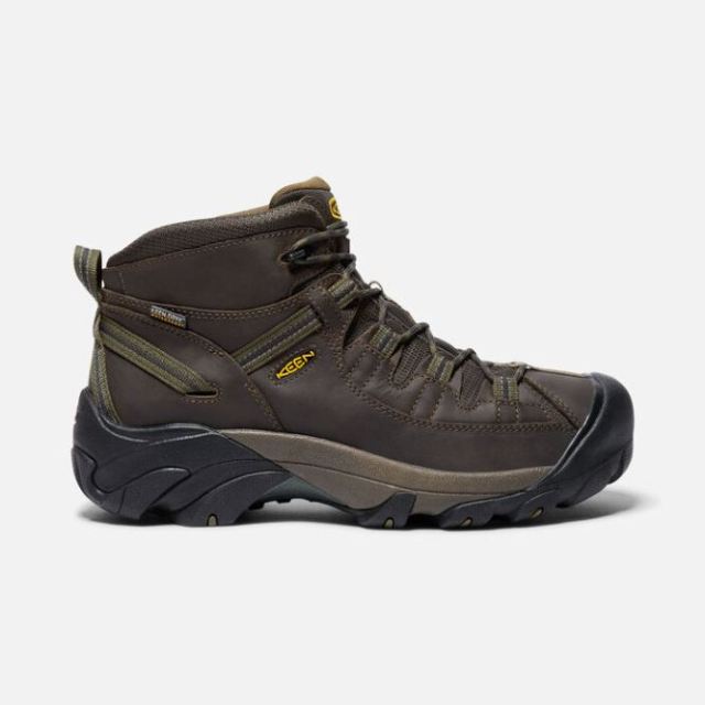 Keen Men's Targhee II Waterproof Mid-Canteen/Dark Olive