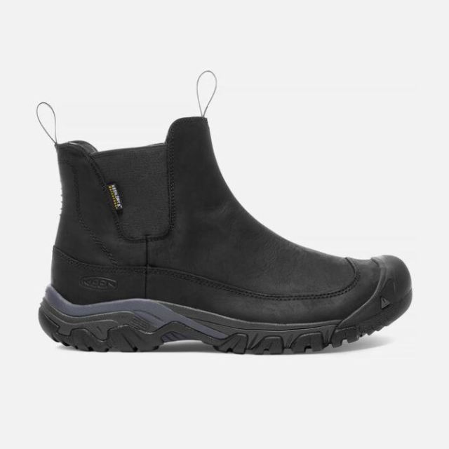 Keen Men's Anchorage III Waterproof Boot-Black/Raven