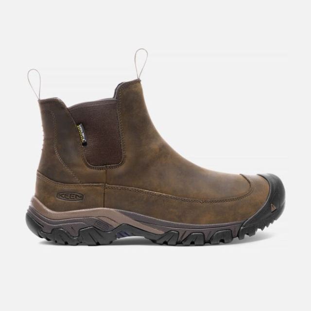 Keen Men's Anchorage III Waterproof Boot-Dark Earth/Mulch