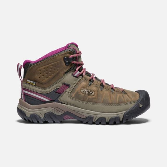 Keen Women's Targhee III Waterproof Mid-WEISS/BOYSENBERRY