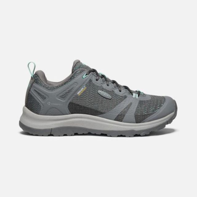 Keen Women's Terradora II Waterproof Shoe-Steel Grey/Ocean Wave