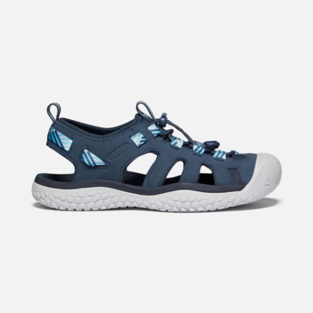 Keen Women's SOLR Sandal-Navy/Blue Mist