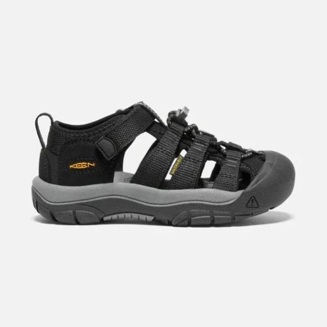 Keen Little Kids' Newport H2-Black/KeenYellow