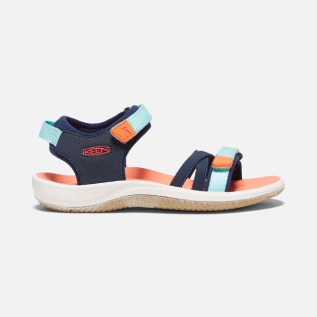 Keen Little Kids' Verano Sandal-Black Iris/Blue Tint