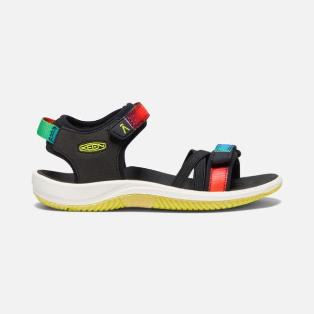 Keen Little Kids' Verano Sandal-Black/Original Tie Dye