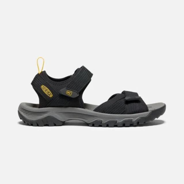 Keen Men's Targhee III Open-Toe H2-Black/Yellow