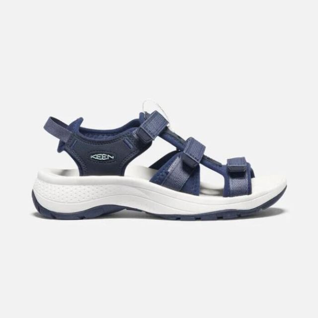 Keen Women's Astoria West Open-Toe Sandal-Blue Nights/Black Iris