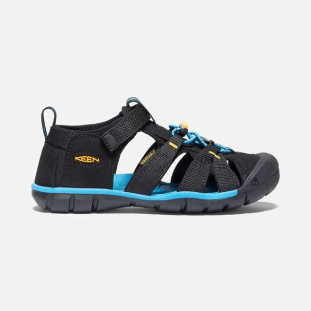 Keen Big Kids' Seacamp II CNX-Black/KeenYellow