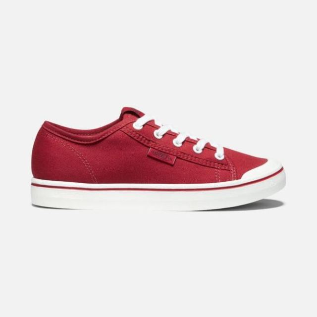 Keen Women's Elsa Lite Sneaker-Red/White