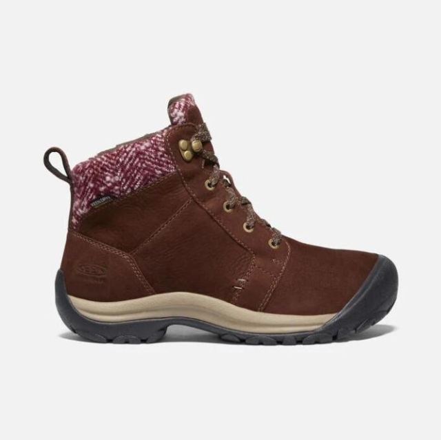 Keen Women's Kaci II Winter Waterproof Boot-Chestnut/Brindle