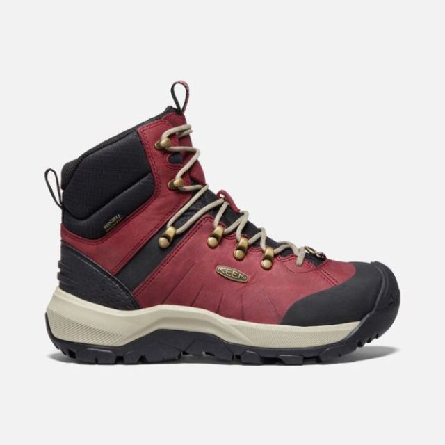 Keen Women's Revel IV Polar Boot-Rhubarb/Plaza Taupe