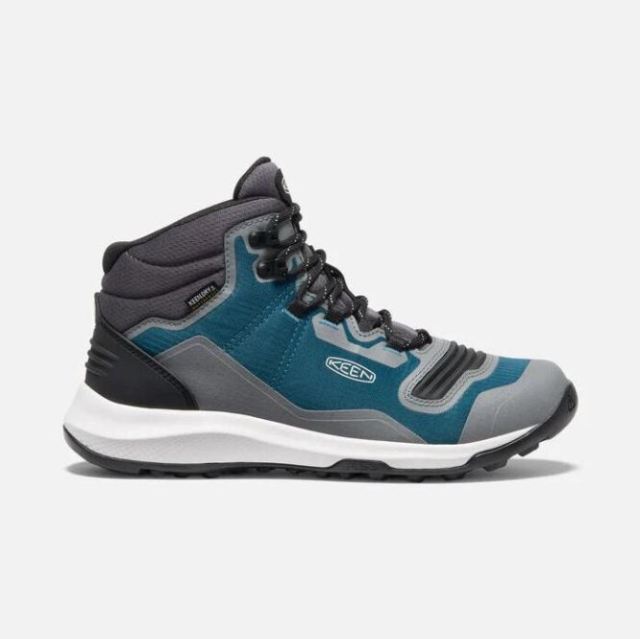 Keen Women's Tempo Flex Waterproof Boot-Blue Coral/Star White