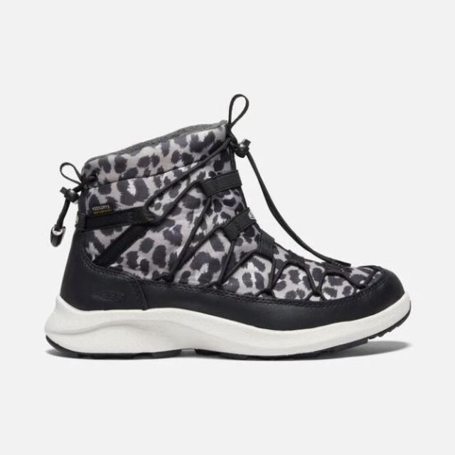 Keen Women's UNEEK SNK II Waterproof Chukka-Animal Print/Silver Birch