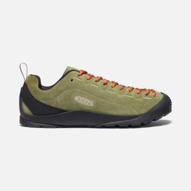 Keen Women's Jasper Suede Sneakers-Capulet Olive/Black