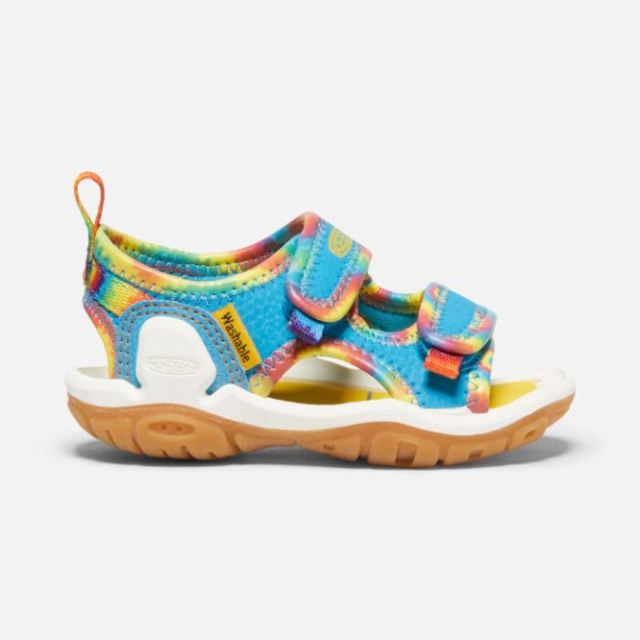 Keen Toddlers' Knotch Creek Open-Toe Sandal-Tie Dye/Vivid Blue