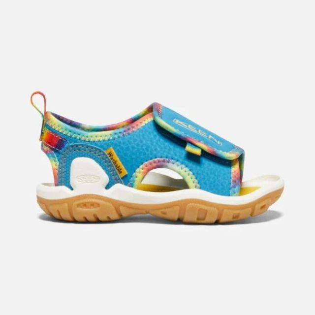 Keen Toddlers' Knotch River Open-Toe Sandal-Tie Dye/Vivid Blue