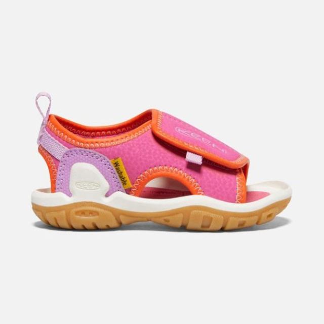 Keen Toddlers' Knotch River Open-Toe Sandal-Magenta/Lilac Chiffon