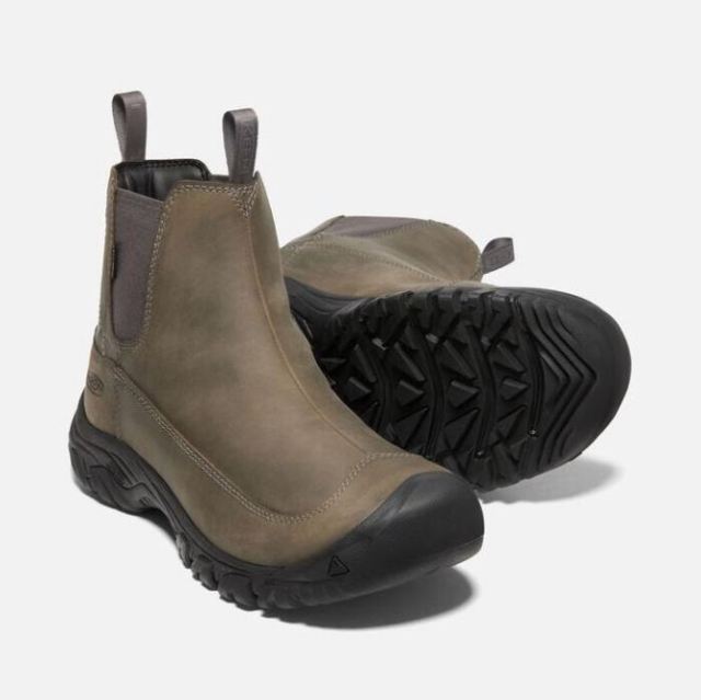 Keen Men's Anchorage III Waterproof Boot-Steel Grey/Black ...
