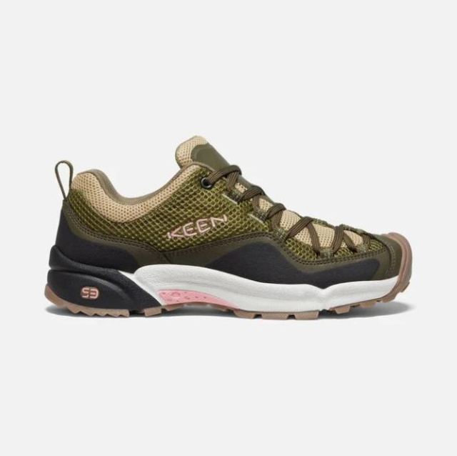 Keen Women's Wasatch Crest Vent-Olive Drab/Pink Icing