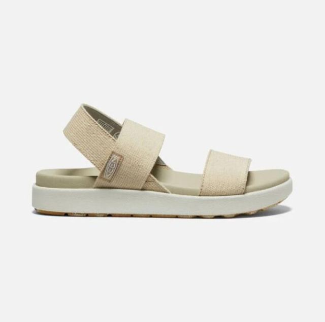 Keen Women's Elle Backstrap Sandal-Natural Hemp/Plaza Taupe