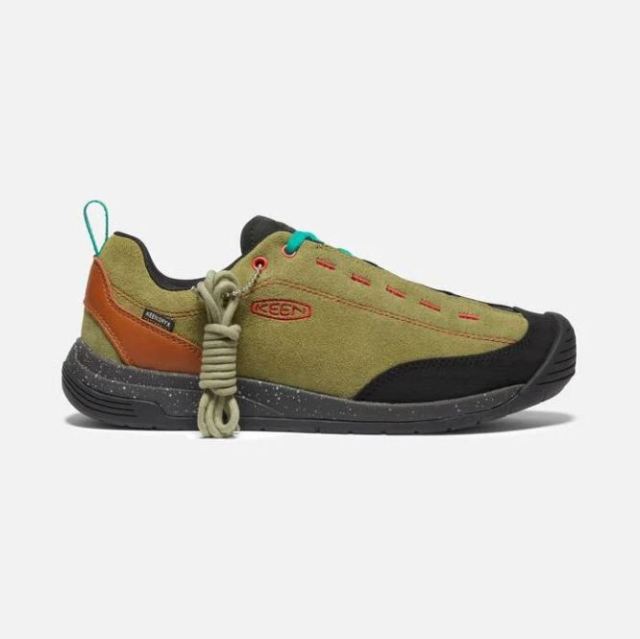 Keen Men's Jasper II Waterproof Shoe-Pollen/Black Paisley