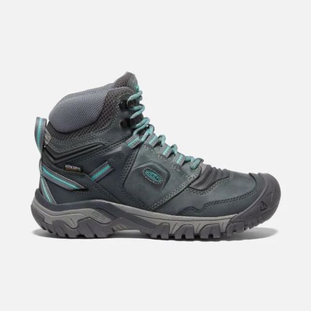 Keen Women's Ridge Flex Waterproof Boot-Steel Grey/Porcelain