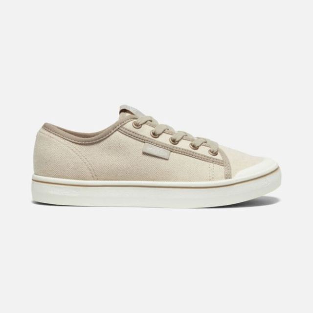 Keen Women's Elsa V Sneaker-Natural Canvas/Star White