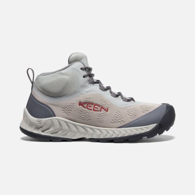 Keen Men's NXIS Speed Mid-Drizzle/Red Carpet