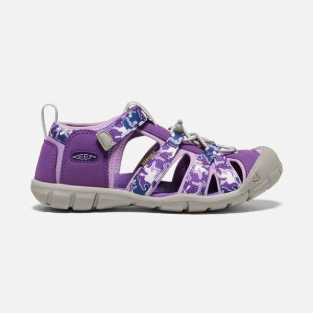 Keen Big Kids' Seacamp II CNX-Camo/Tillandsia Purple